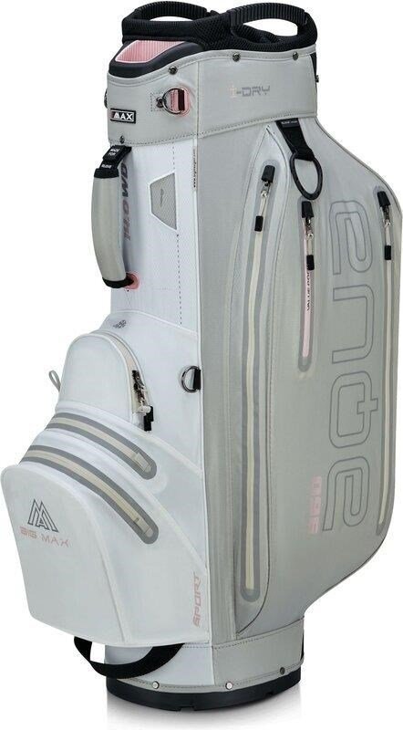 Big Max AQUA Sport 360 cart bag, wit/grijs/roze