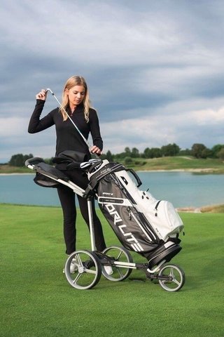 Big Max Dri Lite Sport 3 cart bag, zwart/taupe