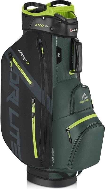 Big Max Dri Lite Sport 3 cart bag, forest green/black/lime