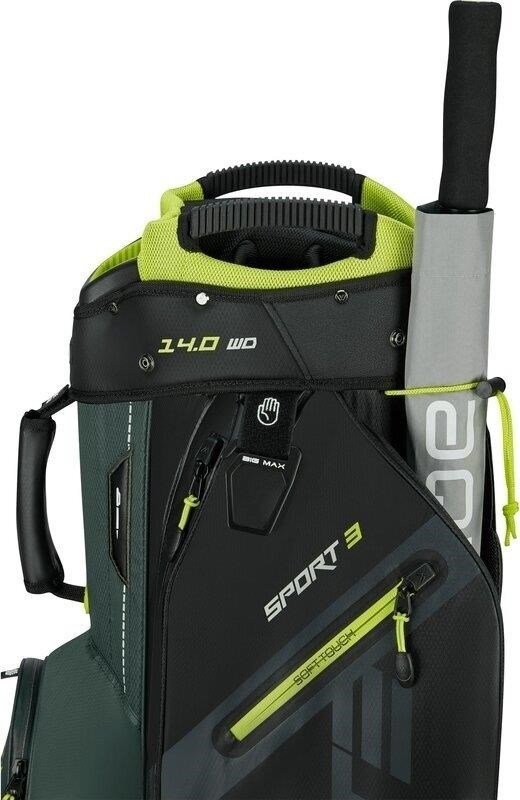 Big Max Dri Lite Sport 3 cart bag, forest green/black/lime