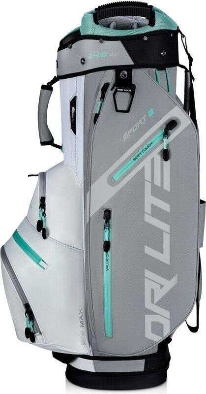 Big Max Dri Lite Sport 3 cart bag, grijs/wit/mint