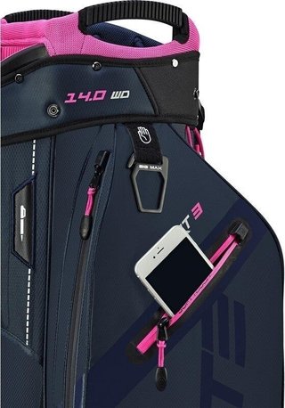Big Max Dri Lite Sport 3 cart bag, steel blue / fuchsia
