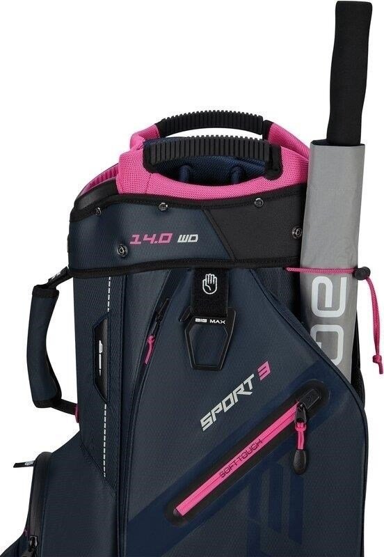 Big Max Dri Lite Sport 3 cart bag, steel blue / fuchsia