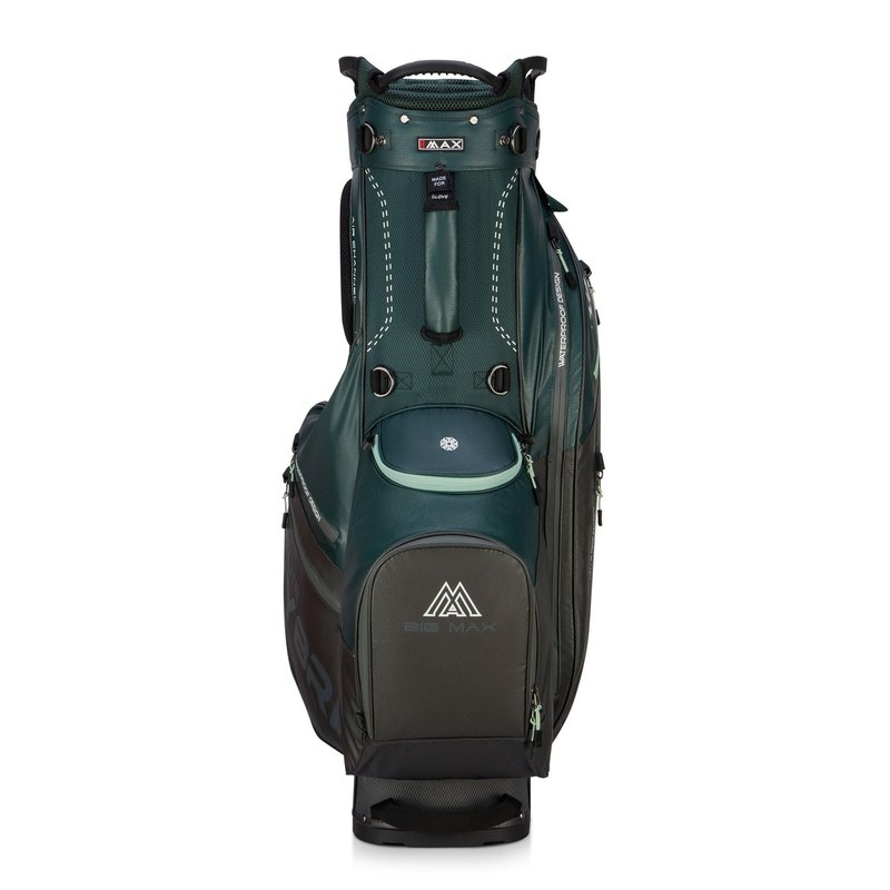 Big Max Dri Lite Hybrid Plus stand bag, forest green/charcoal