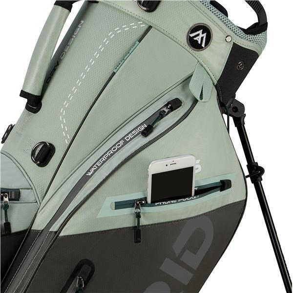Big Max Dri Lite Hybrid Plus stand bag, mint/charcoal