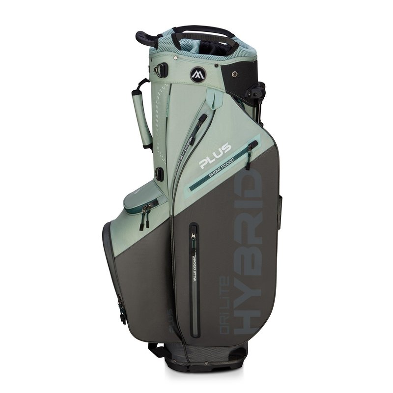 Big Max Dri Lite Hybrid Plus stand bag, mint/charcoal