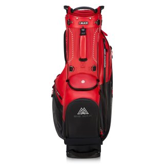 Big Max Dri Lite Hybrid Plus stand bag, rood/zwart