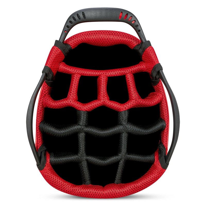 Big Max Dri Lite Hybrid Plus stand bag, rood/zwart