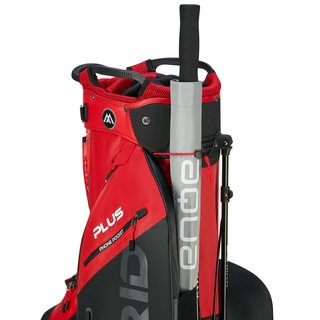 Big Max Dri Lite Hybrid Plus stand bag, rood/zwart
