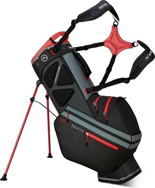 Big Max Dri Lite Hybrid Tour 2 stand bag, black/charcoal/red
