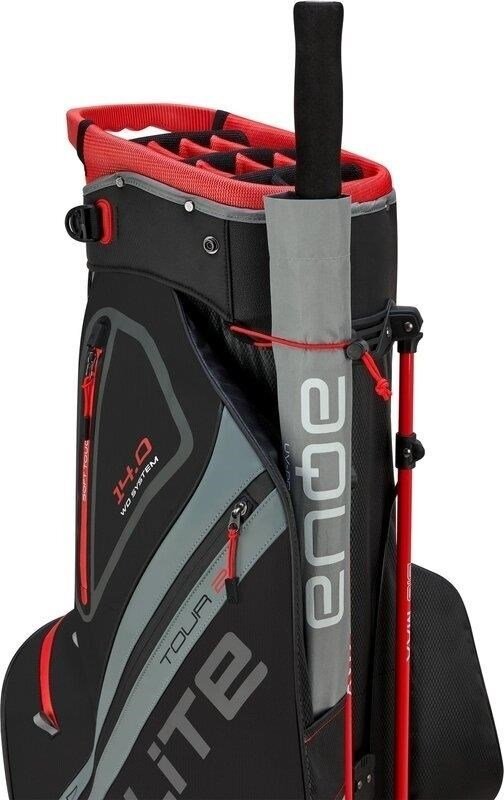 Big Max Dri Lite Hybrid Tour 2 stand bag, black/charcoal/red