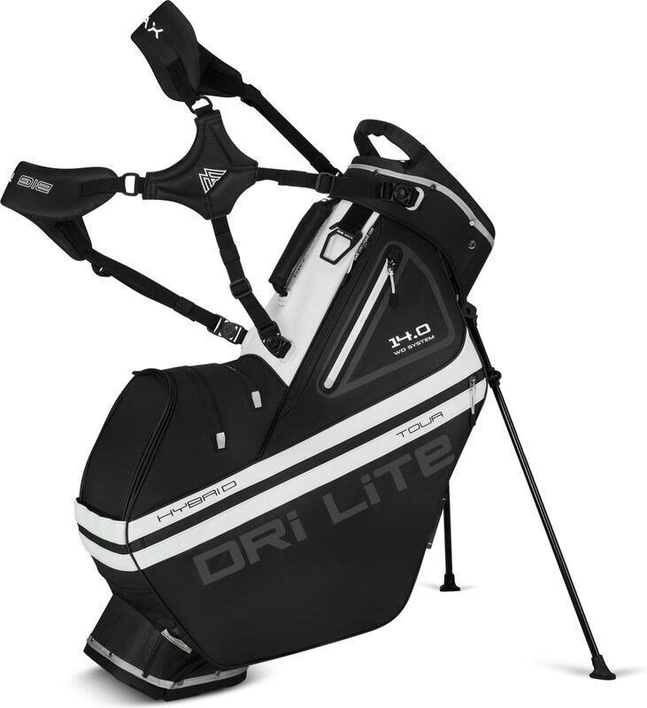 Big Max Dri Lite Hybrid Tour 2 stand bag, black/off white