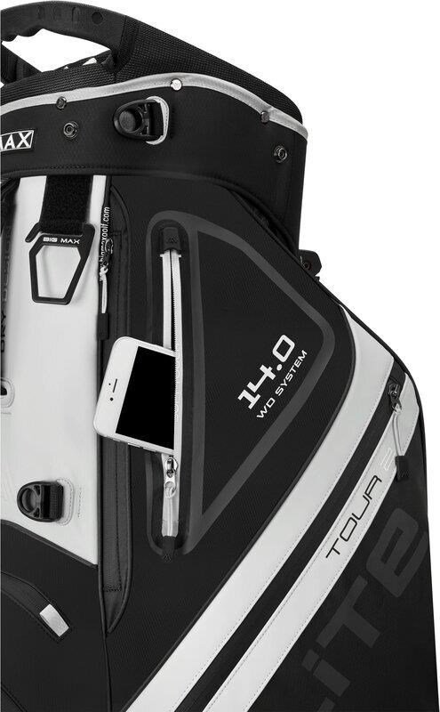 Big Max Dri Lite Hybrid Tour 2 stand bag, black/off white