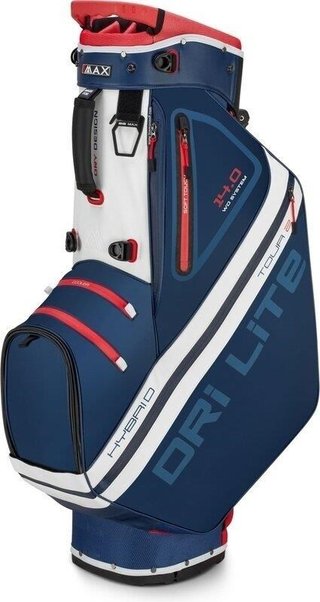 Big Max Dri Lite Hybrid Tour 2 stand bag, navy/red/white