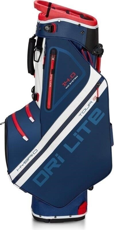 Big Max Dri Lite Hybrid Tour 2 stand bag, navy/red/white