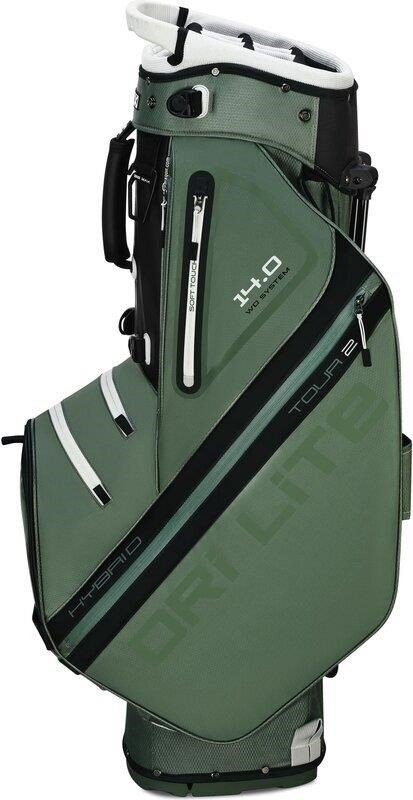Big Max Dri Lite Hybrid Tour 2 stand bag, olive green/black