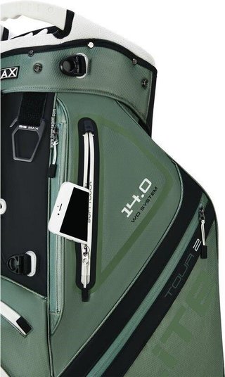 Big Max Dri Lite Hybrid Tour 2 stand bag, olive green/black