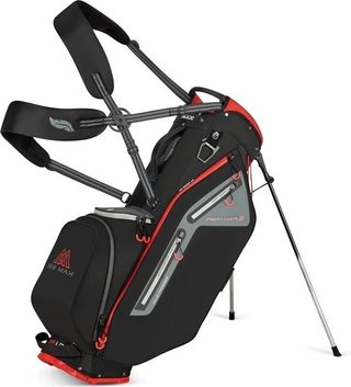 Big Max Dri Lite Feather 2 stand bag, zwart/rood