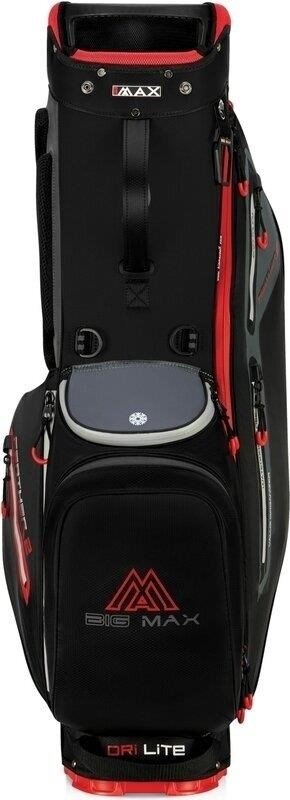 Big Max Dri Lite Feather 2 stand bag, zwart/rood