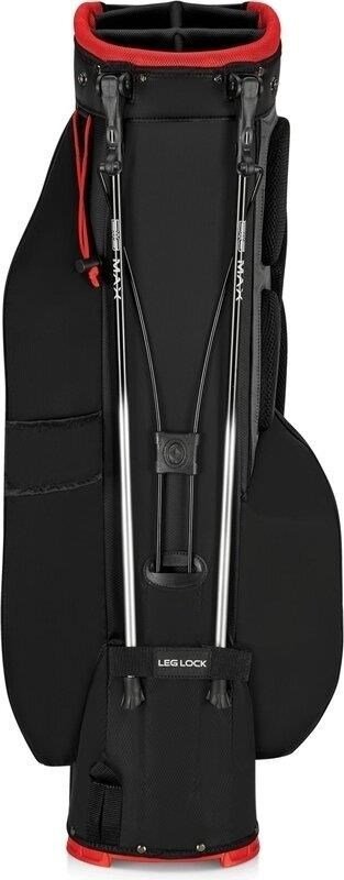 Big Max Dri Lite Feather 2 stand bag, zwart/rood