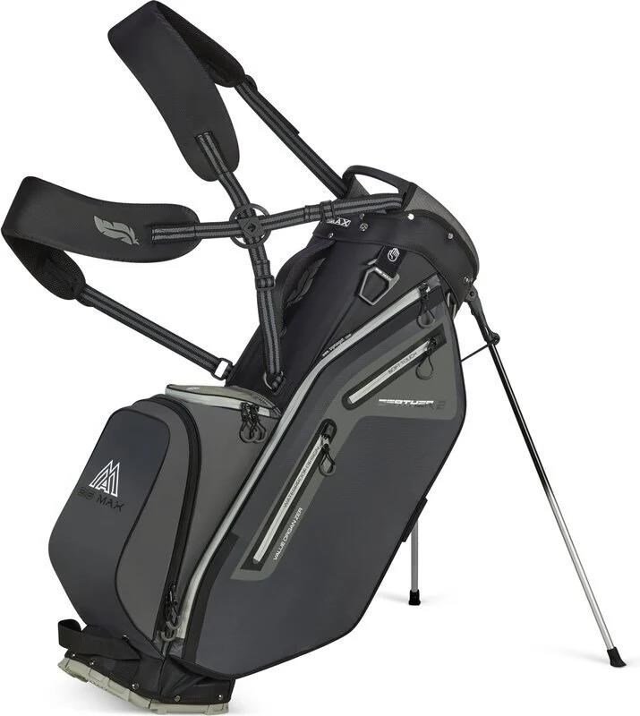 Big Max Dri Lite Feather 2 stand bag, grijs/zwart
