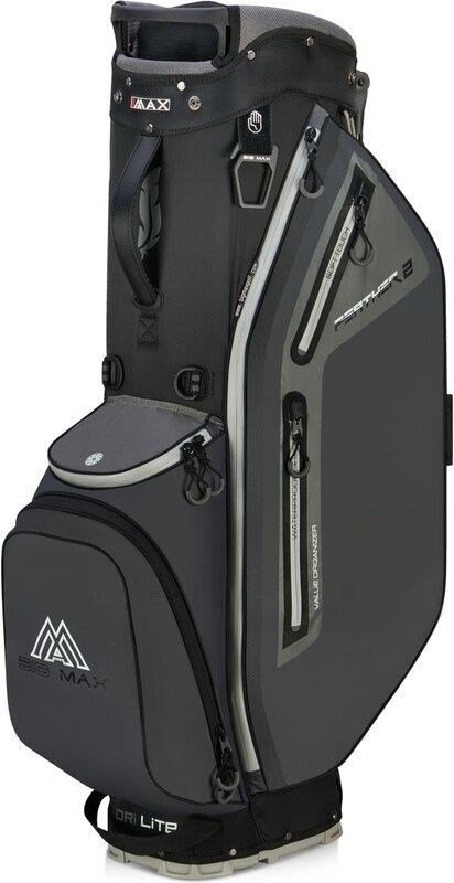 Big Max Dri Lite Feather 2 stand bag, grijs/zwart
