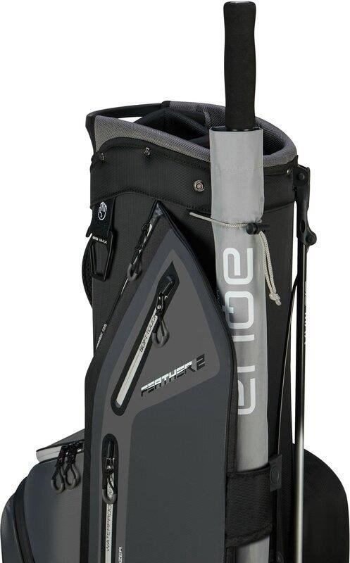 Big Max Dri Lite Feather 2 stand bag, grijs/zwart