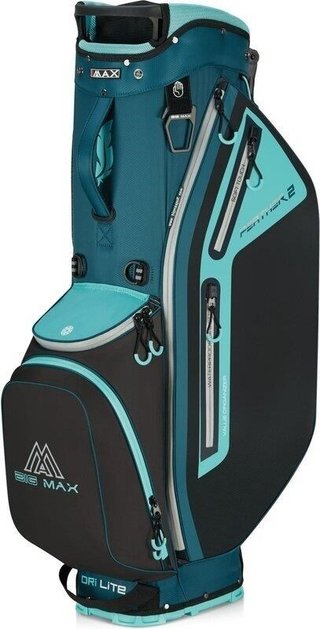 Big Max Dri Lite Feather 2 stand bag, steel blue/petrol/aquatic awe
