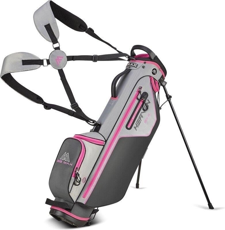 Big Max HEAVEN Six G stand bag, charcoal/silver/fuchsia