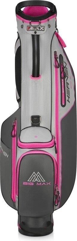 Big Max HEAVEN Six G stand bag, charcoal/silver/fuchsia
