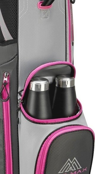 Big Max HEAVEN Six G stand bag, charcoal/silver/fuchsia