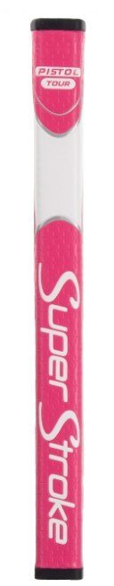 SuperStroke Zenergy Pistol GT Tour putter grip, roze/wit