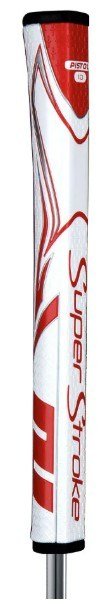 SuperStroke Zenergy Pistol GT 1.0 putter grip, wit/rood