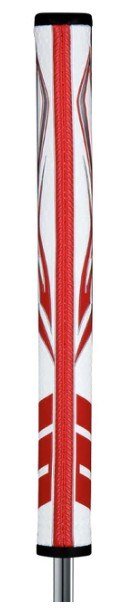 SuperStroke Zenergy Pistol GT 1.0 putter grip, wit/rood