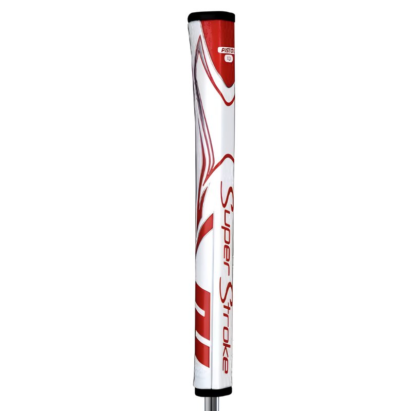SuperStroke Zenergy Pistol GT 1.0 putter grip, wit/rood