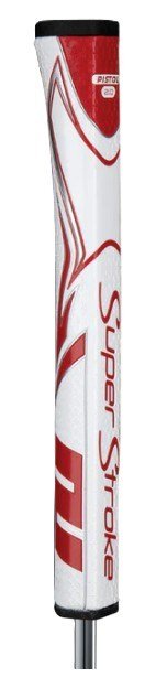 SuperStroke Zenergy Pistol GT 2.0 putter grip, wit/rood