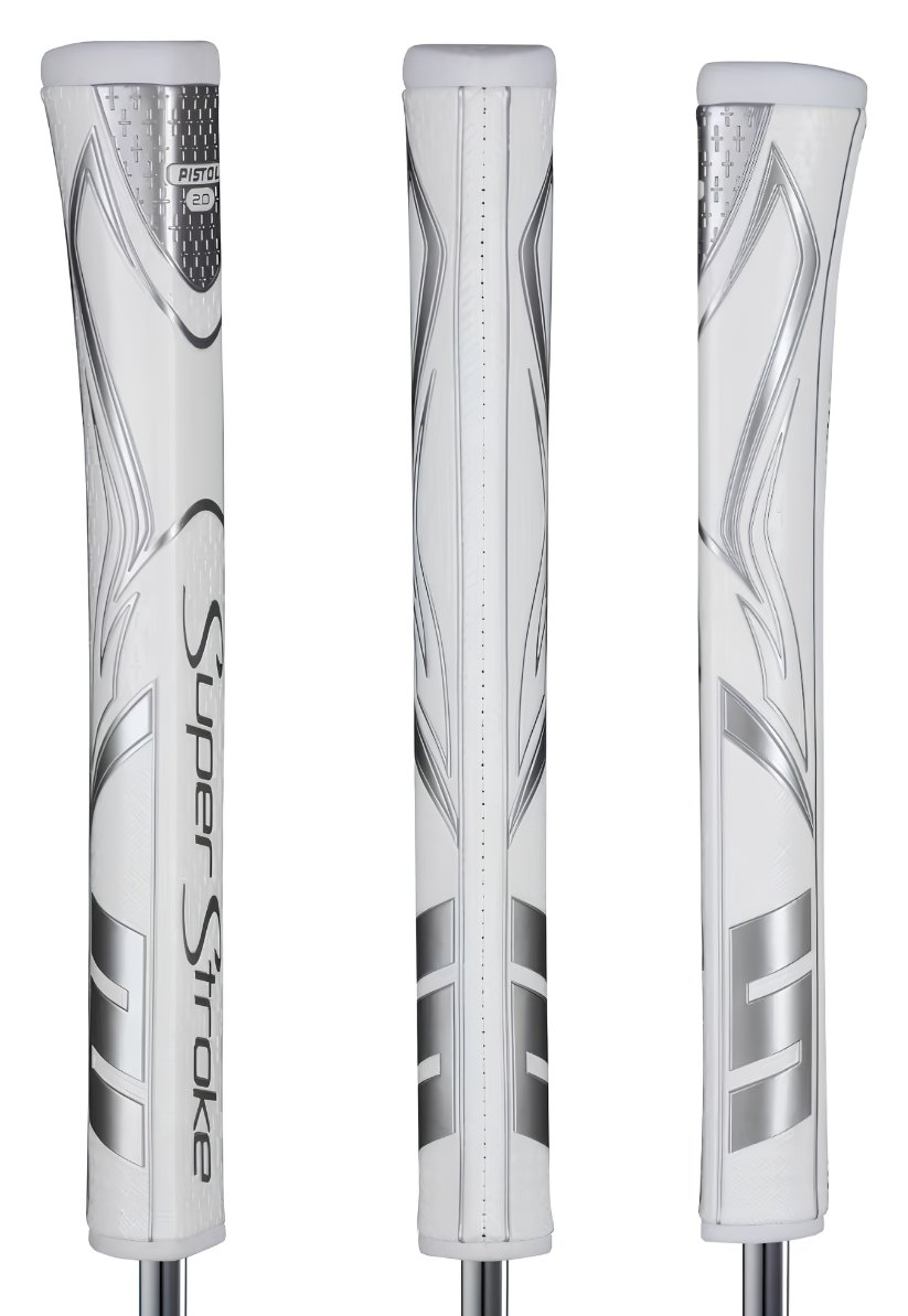 Super Stroke SuperStroke Zenergy Pistol GT 2.0 putter grip, wit/zilver