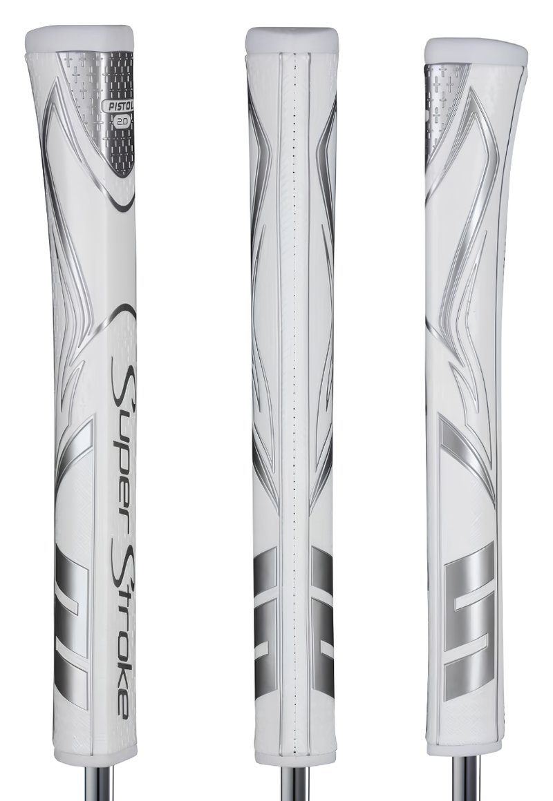 Super Stroke SuperStroke Zenergy Pistol GT 2.0 putter grip, wit/zilver