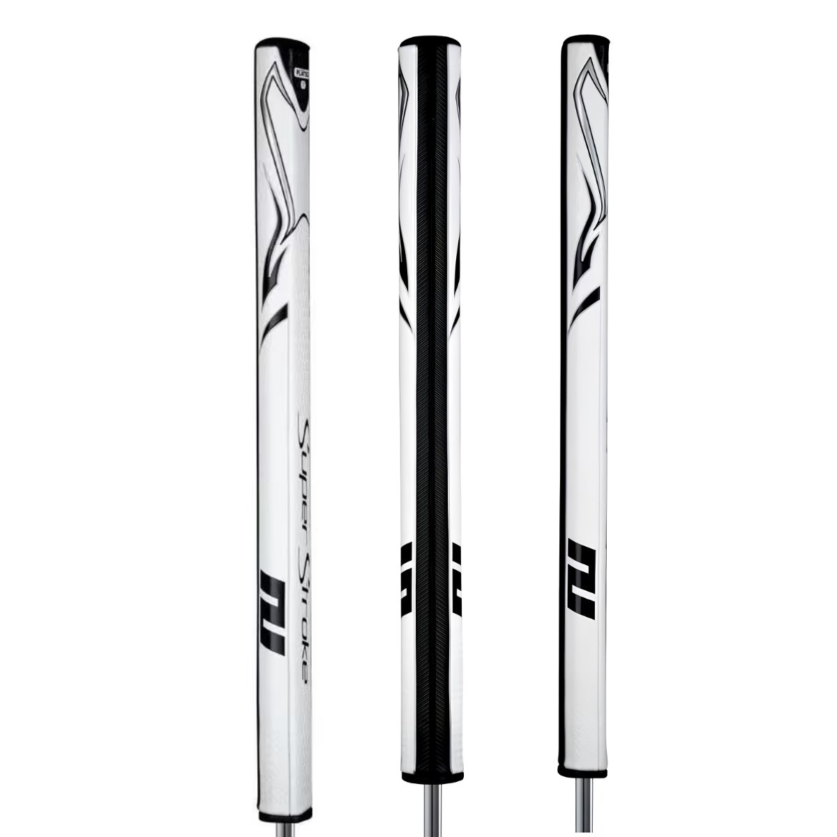 SuperStroke Zenergy Flatso 17" putter grip, wit/zwart