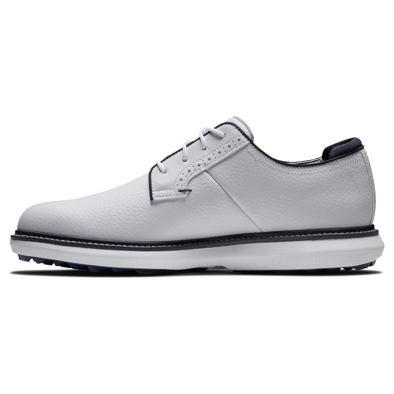 FootJoy Traditions Blucher Spikeless heren golfschoenen, wit