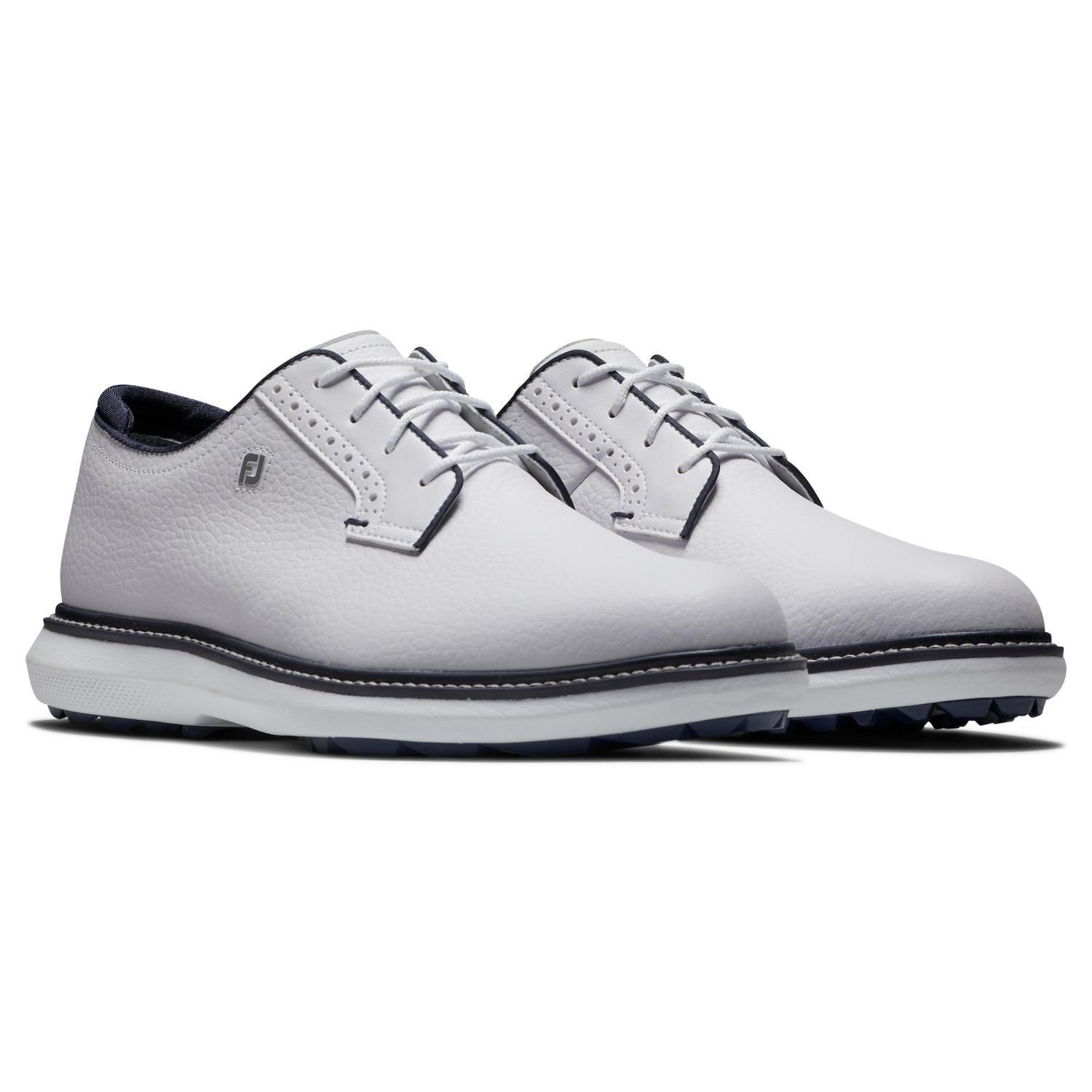 FootJoy Traditions Blucher Spikeless heren golfschoenen, wit