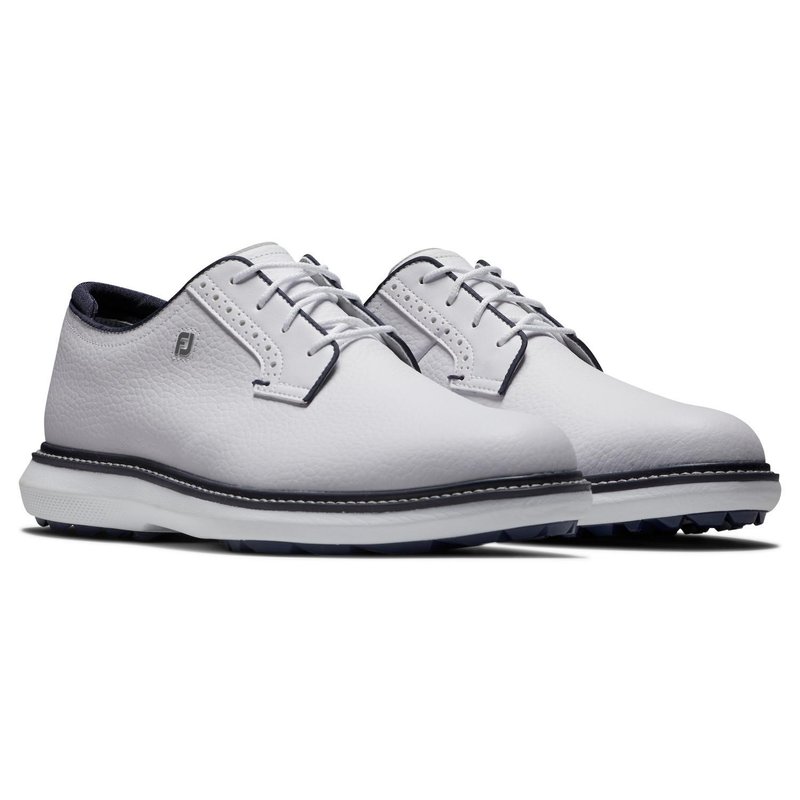 FootJoy Traditions Blucher Spikeless heren golfschoenen, wit