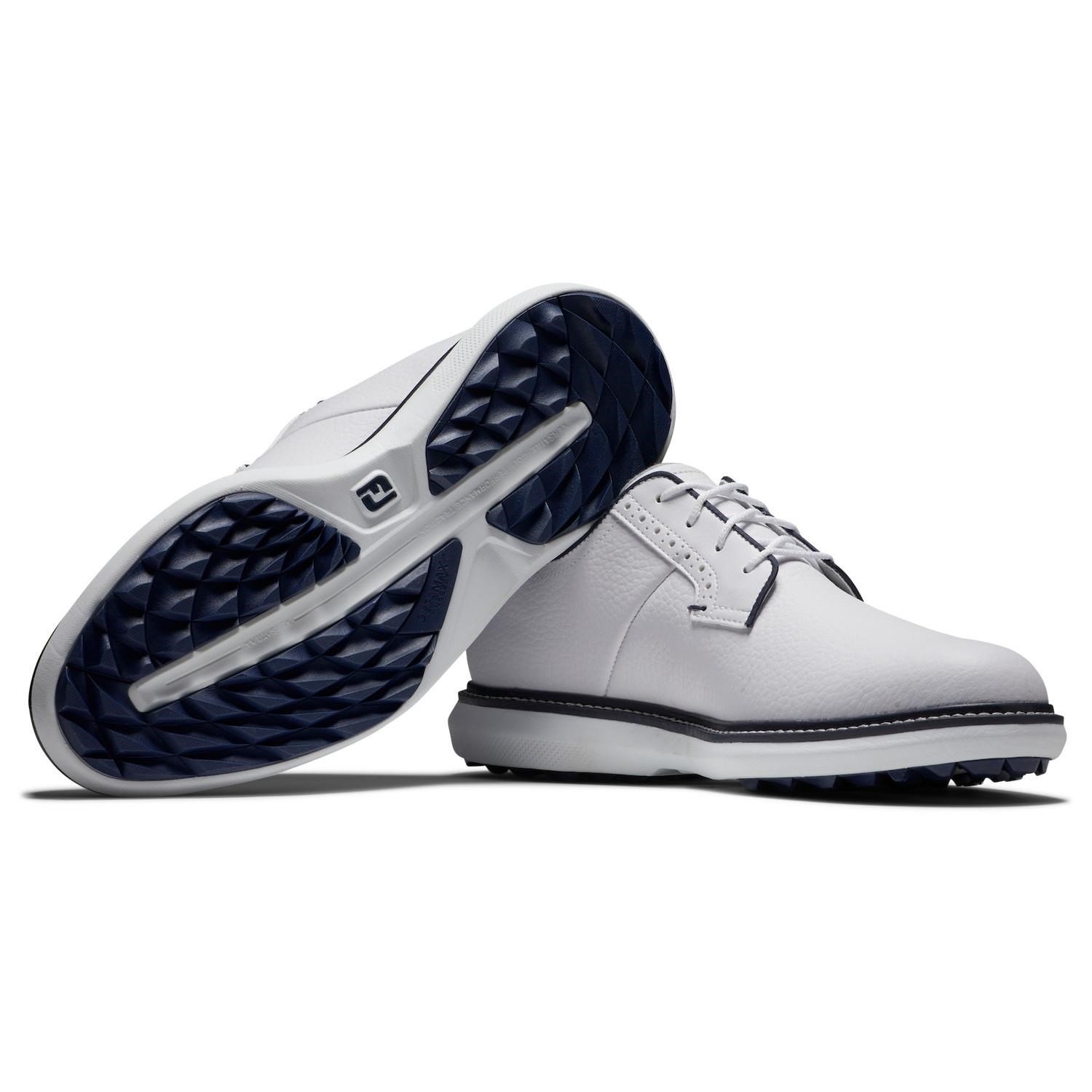 FootJoy Traditions Blucher Spikeless heren golfschoenen, wit