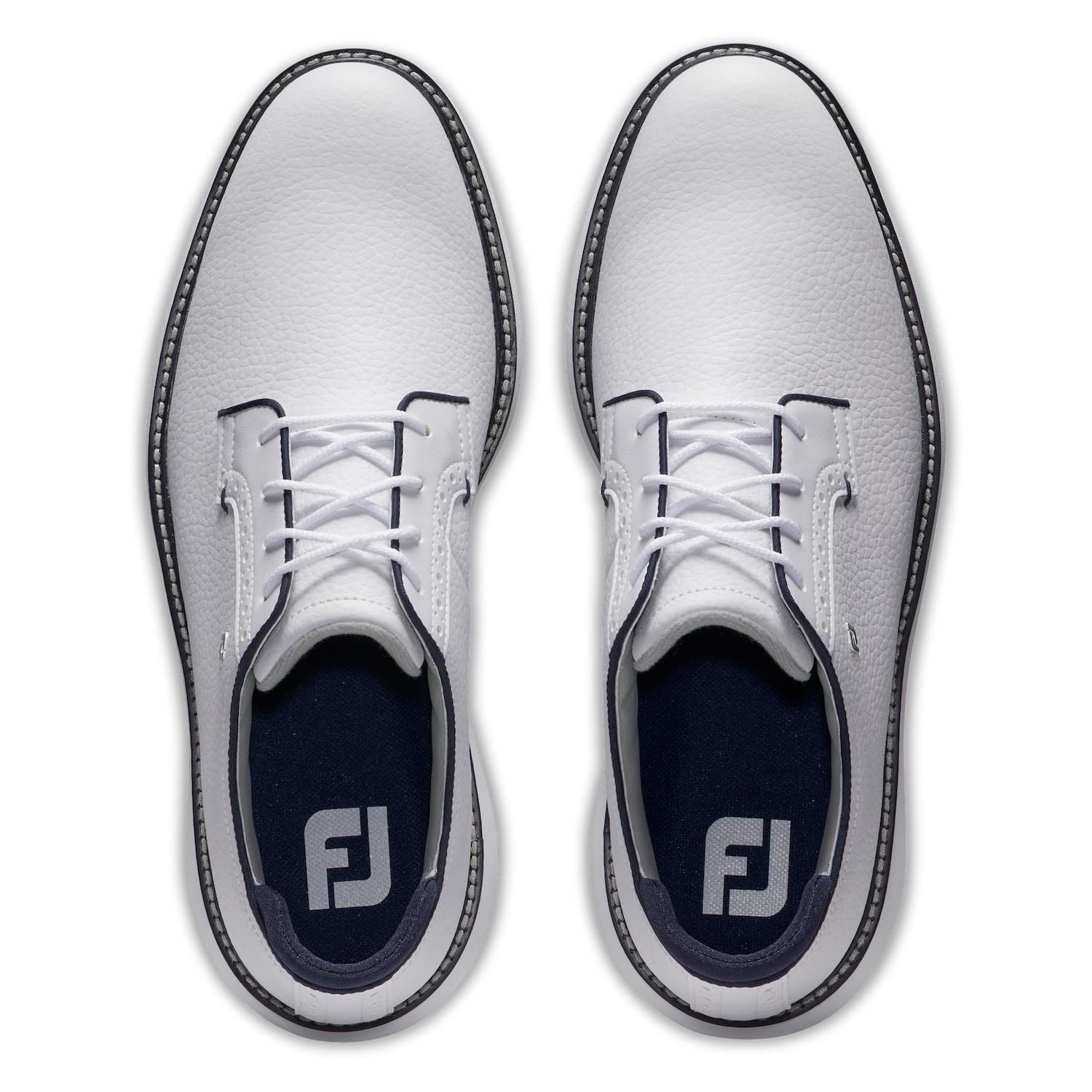 FootJoy Traditions Blucher Spikeless heren golfschoenen, wit