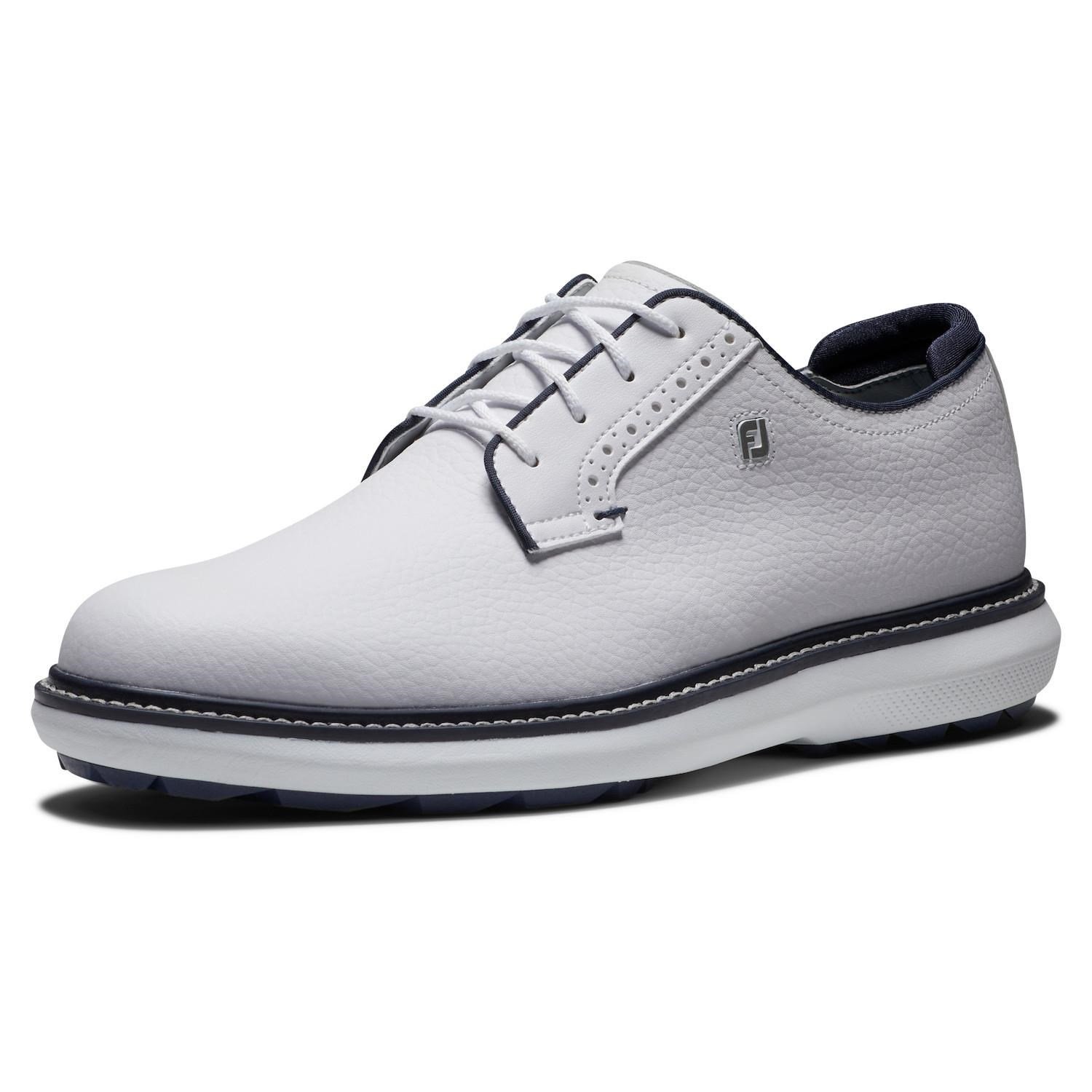 FootJoy Traditions Blucher Spikeless heren golfschoenen, wit