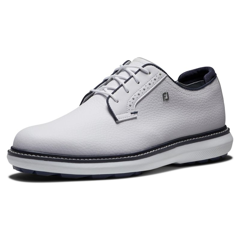 FootJoy Traditions Blucher Spikeless heren golfschoenen, wit