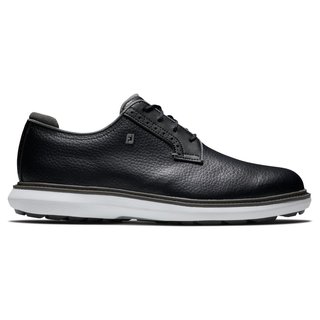 FootJoy Traditions Blucher heren golfschoenen, zwart/grijs/wit blucher