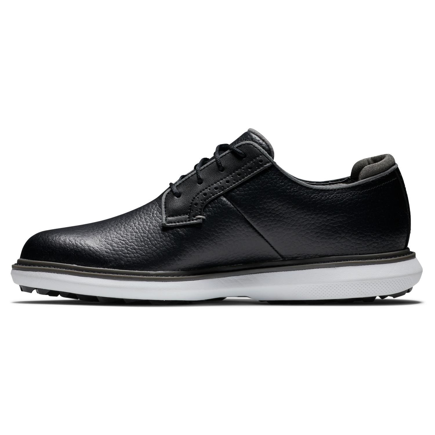 FootJoy Traditions Blucher heren golfschoenen, zwart/grijs/wit blucher