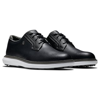 FootJoy Traditions Blucher heren golfschoenen, zwart/grijs/wit blucher
