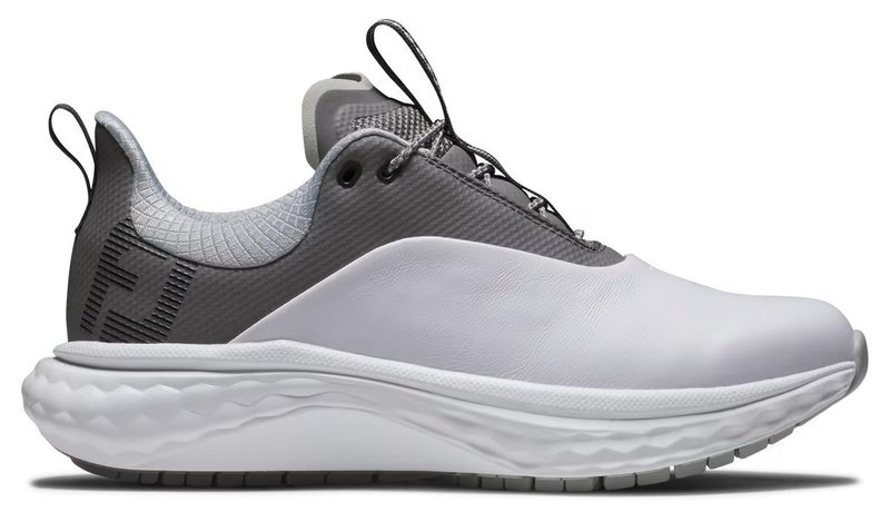 FootJoy Quantum Leather dames golfschoenen, wit/grijs